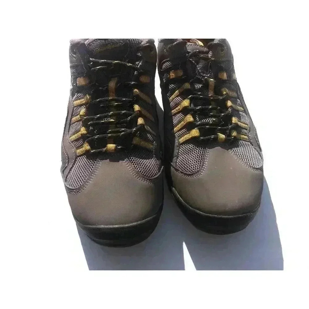 Eddie Bauer Barkley Men's Gray Leather Mesh Hiking Trail Casual Shoes Size 9 - Picture 2 of 8